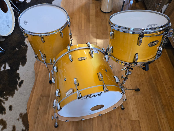Drum Kits - Pearl 16x22 9x13 16x16 Masters Maple Pure (Antique Gold)