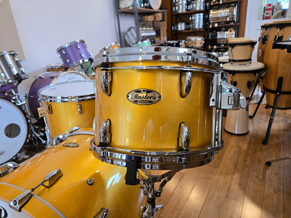 Drum Kits - Pearl 16x22 9x13 16x16 Masters Maple Pure (Antique Gold)