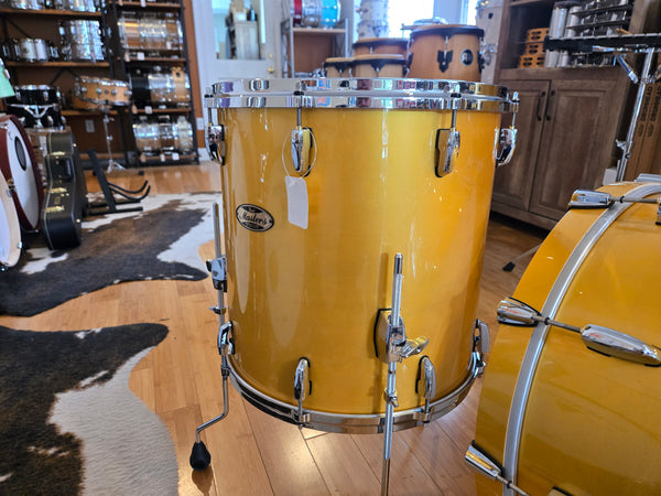 Drum Kits - Pearl 16x22 9x13 16x16 Masters Maple Pure (Antique Gold)