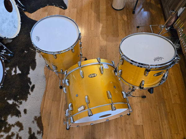 Drum Kits - Pearl 16x22 9x13 16x16 Masters Maple Pure (Antique Gold)
