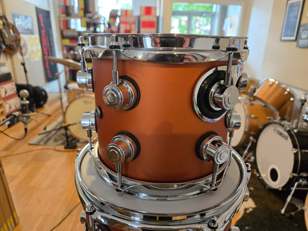 Drum Kits - (Used) DW Performance Series 7pc Shell Bank 7x8 8x10 8x12 14x14 14x14 14x18 14x22 (Hard Satin American Rust)