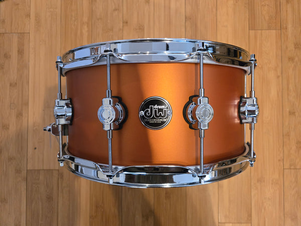 Snares - (Used) DW Performance Series 6.5x14 Snare Drum (Hard Satin American Rust)