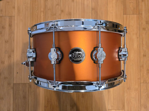 Snares - (Used) DW Performance Series 6.5x14 Snare Drum (Hard Satin American Rust)