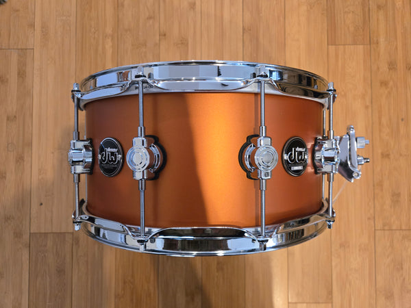 Snares - (Used) DW Performance Series 6.5x14 Snare Drum (Hard Satin American Rust)