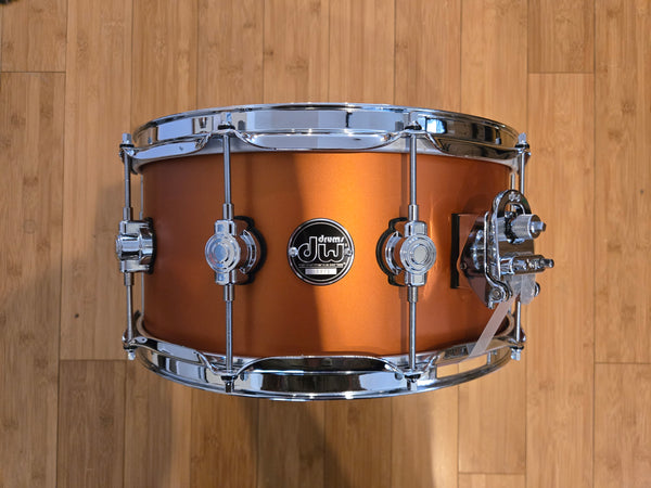 Snares - (Used) DW Performance Series 6.5x14 Snare Drum (Hard Satin American Rust)