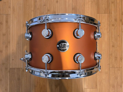 Snares - (Used) DW Performance Series 8x14 Snare Drum (Hard Satin American Rust)