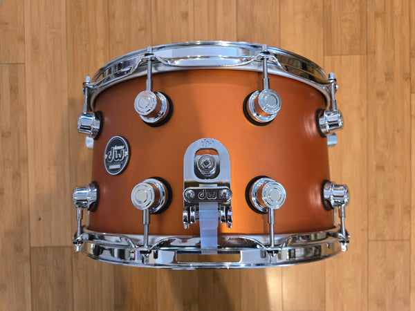Snares - (Used) DW Performance Series 8x14 Snare Drum (Hard Satin American Rust)