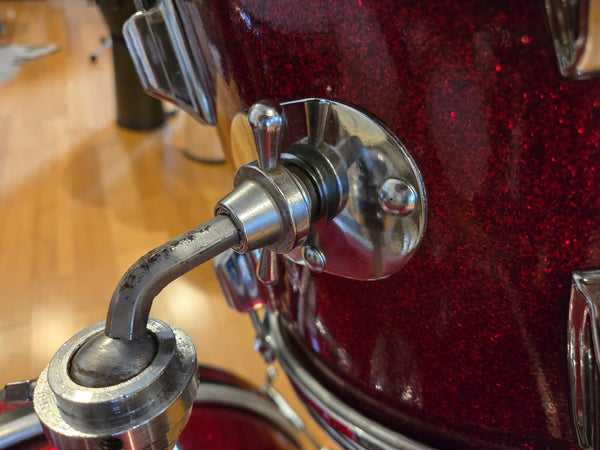 Drum Kits - Rogers Holiday Cleveland Era 14x20 9x13 16x16 16x16 "Swingtime" Outfit (Red Sparkle)