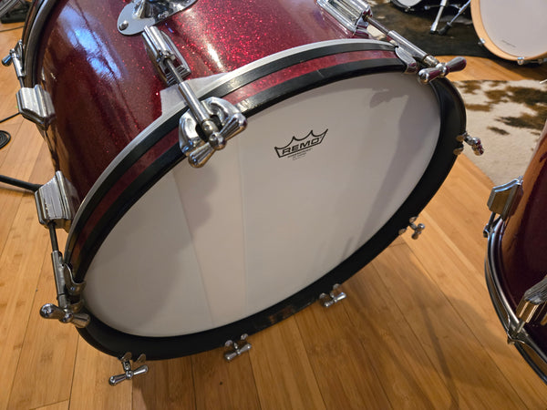 Drum Kits - Rogers Holiday Cleveland Era 14x20 9x13 16x16 16x16 "Swingtime" Outfit (Red Sparkle)