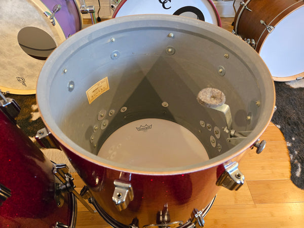 Drum Kits - Rogers Holiday Cleveland Era 14x20 9x13 16x16 16x16 "Swingtime" Outfit (Red Sparkle)