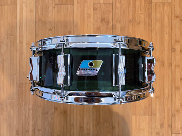 Snares - (Used) Ludwig 5x14 Vistalite Snare Drum (Green)
