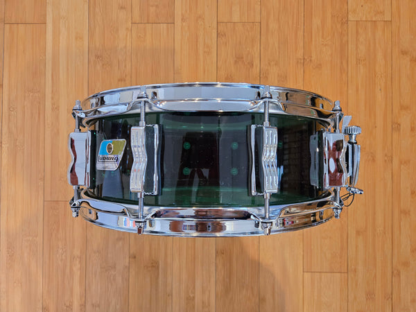 Snares - (Used) Ludwig 5x14 Vistalite Snare Drum (Green)