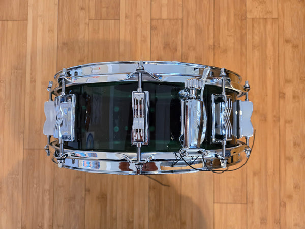 Snares - (Used) Ludwig 5x14 Vistalite Snare Drum (Green)