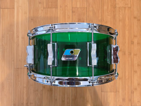 Snares - (Used) Ludwig 6.5x14 Vistalite Snare Drum (Green)