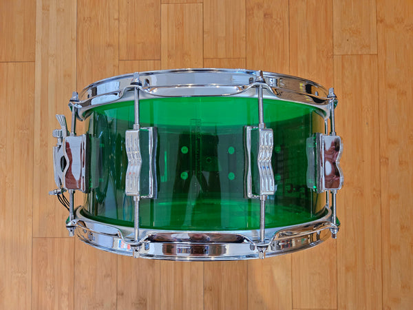 Snares - (Used) Ludwig 6.5x14 Vistalite Snare Drum (Green)