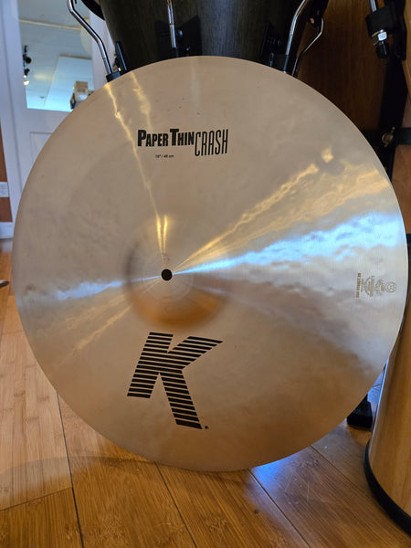Cymbals - Zildjian 19" K Paper Thin Crash