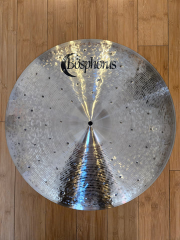 Cymbals - Bosphorus 22" Traditional Overhammered Medium Ride