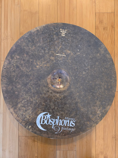Cymbals - Bosphorus 22" Master Vintage Ride