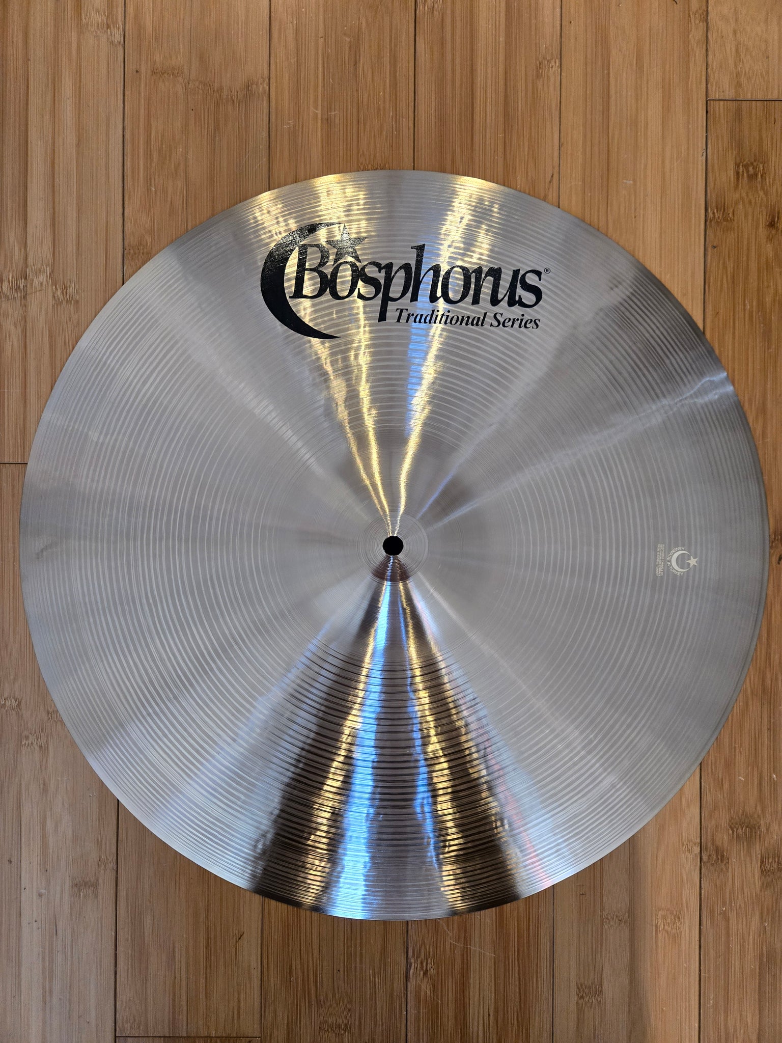 Cymbals - Bosphorus 20" Traditional Thin Crash (Dark)
