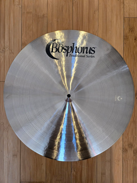 Cymbals - Bosphorus 20" Traditional Thin Crash (Dark)