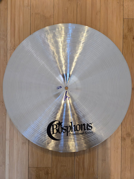 Cymbals - Bosphorus 20" Traditional Thin Crash (Dark)