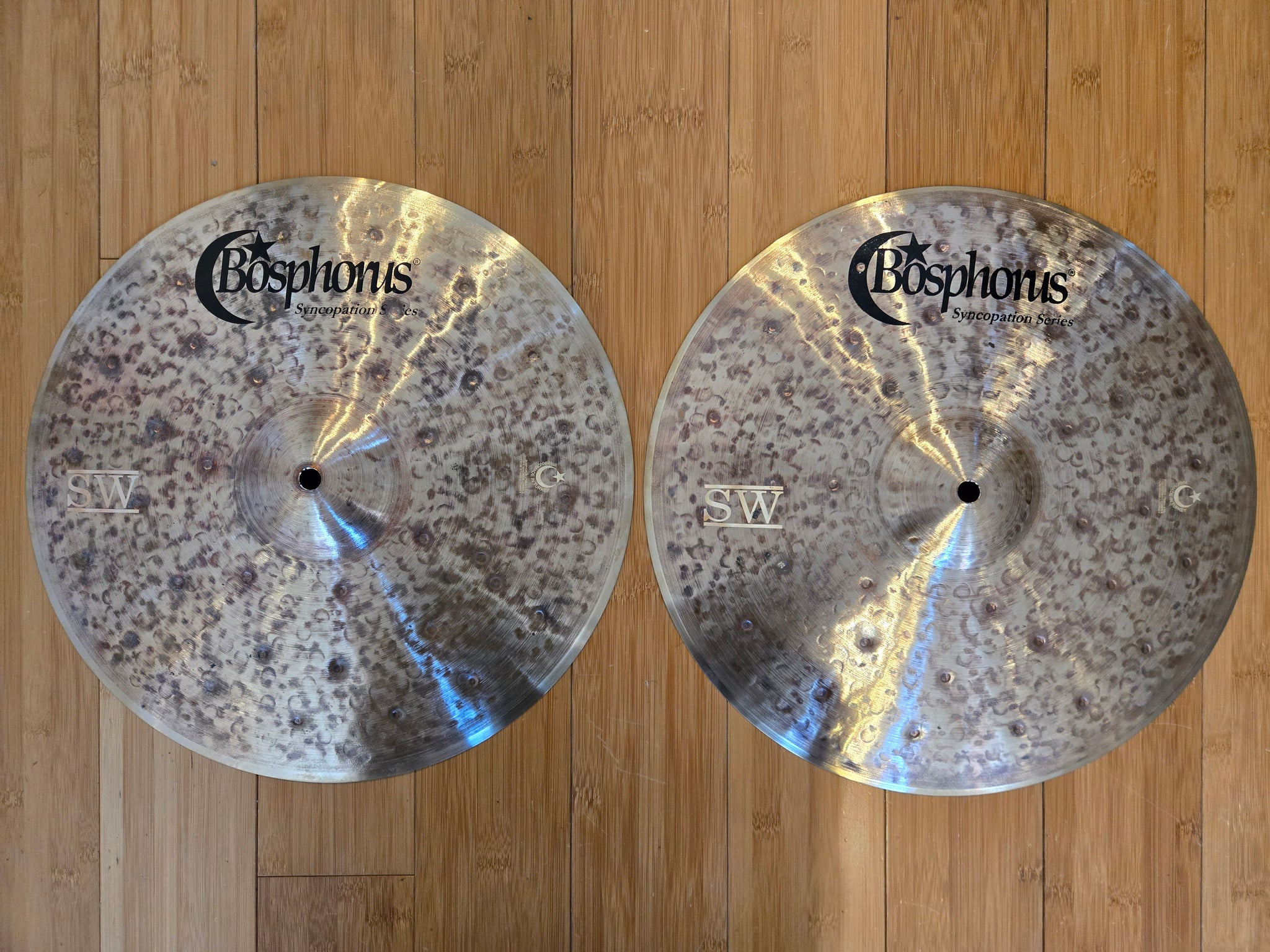 Cymbals - Bosphorus 15" Syncopation SW Medium Hi Hats