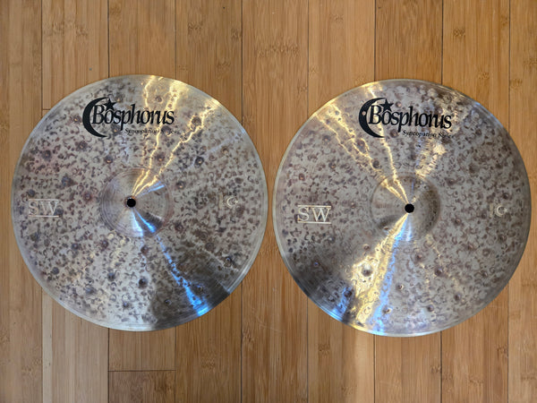 Cymbals - Bosphorus 15" Syncopation SW Medium Hi Hats