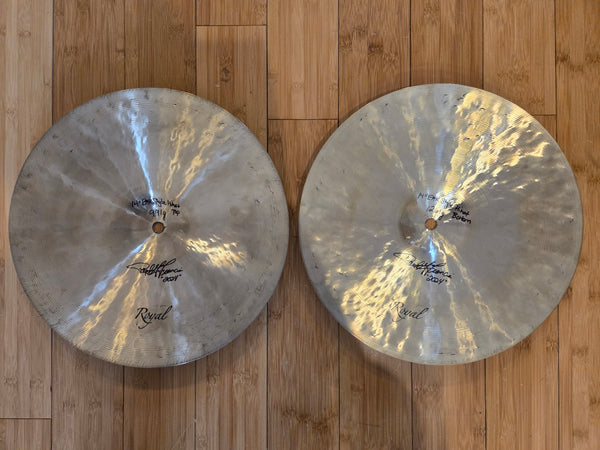 Cymbals - (Used) Royal Cymbals 14" EAK Style Hi Hats