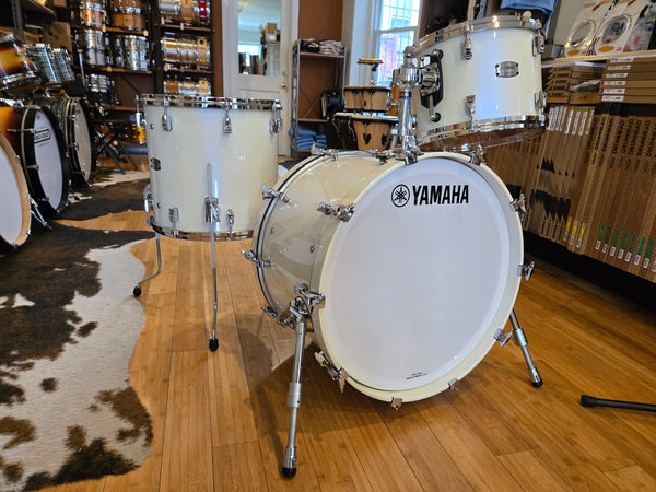Drum Kits - Yamaha Absolute Hybrid Maple 14x22 9x13 15x16 Drum Kit (Polar White)