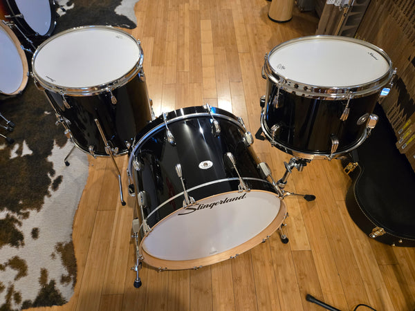 Drum Kits - Slingerland Drums 14x22 9x13 16x16 StudioKing (Del Norte Black)