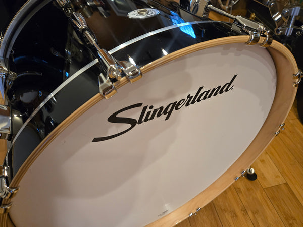 Drum Kits - Slingerland Drums 14x22 9x13 16x16 StudioKing (Del Norte Black)