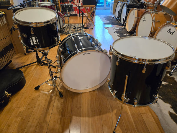 Drum Kits - Slingerland Drums 14x22 9x13 16x16 StudioKing (Del Norte Black)