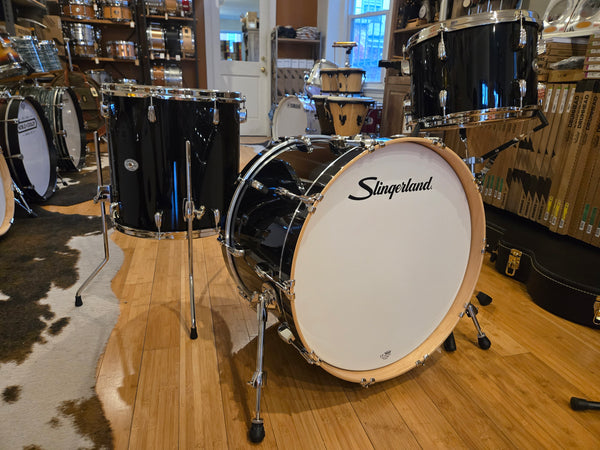 Drum Kits - Slingerland Drums 14x22 9x13 16x16 StudioKing (Del Norte Black)