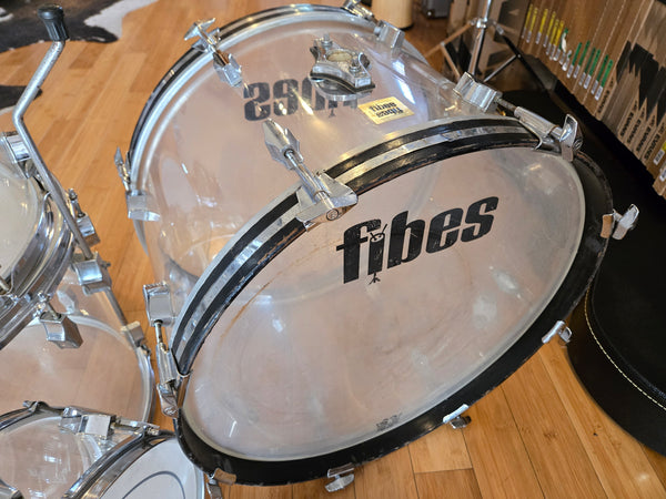 Drum Kits - 1970's Fibes 7pc Acrylic 14x22 14x22 10x14 9x13 16x16 16x18 5.5x14 Snare