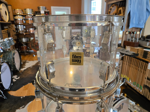 Drum Kits - 1970's Fibes 7pc Acrylic 14x22 14x22 10x14 9x13 16x16 16x18 5.5x14 Snare
