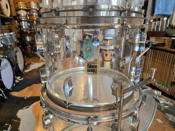 Drum Kits - 1970's Fibes 7pc Acrylic 14x22 14x22 10x14 9x13 16x16 16x18 5.5x14 Snare