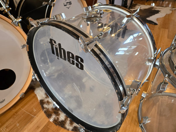 Drum Kits - 1970's Fibes 7pc Acrylic 14x22 14x22 10x14 9x13 16x16 16x18 5.5x14 Snare