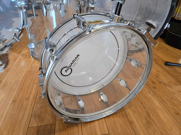 Drum Kits - 1970's Fibes 7pc Acrylic 14x22 14x22 10x14 9x13 16x16 16x18 5.5x14 Snare