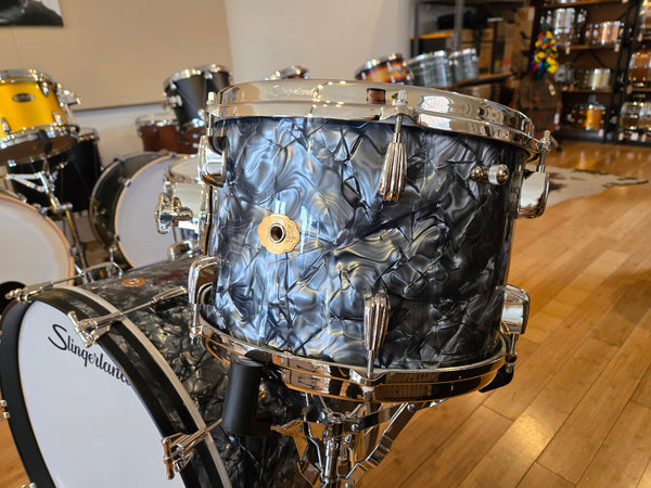 Drum Kits - Slingerland Drums 14x24 9x13 16x16 RadioKing (Black Diamond Pearl)