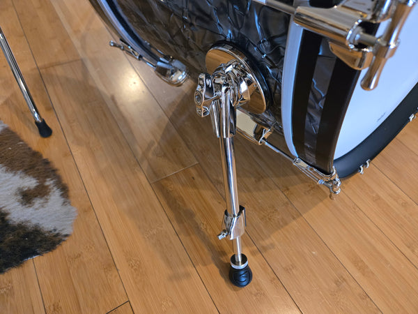 Drum Kits - Slingerland Drums 14x24 9x13 16x16 RadioKing (Black Diamond Pearl)