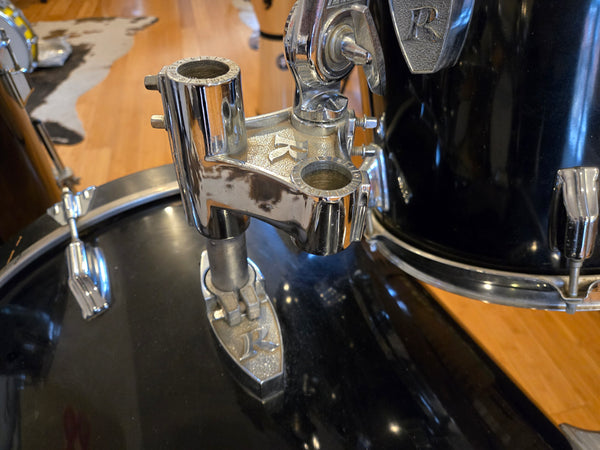 Drum Kits - 1980's Rogers 16x24 11x12 16x18 Big R Drum Kit (Black)