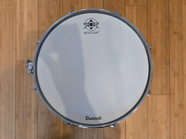 Snares - Dunnett Classic Drums 6.5x14 Model 2N Aluminum Snare Drum
