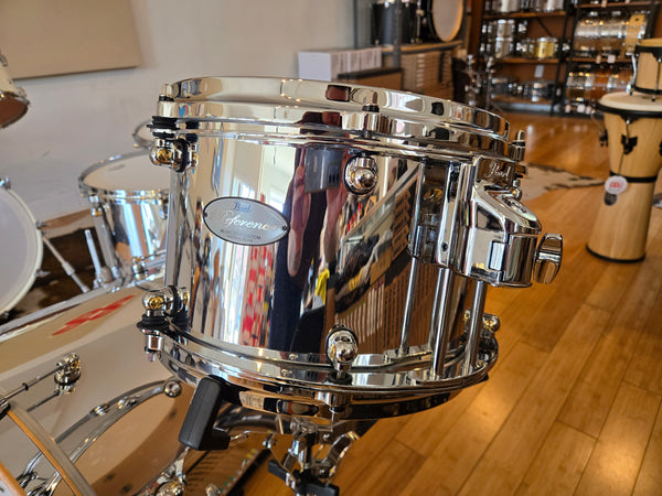 Drum Kits - Pearl Reference One Music City Custom 16x22 8x12 14x16 16x18 (Mirror Chrome)