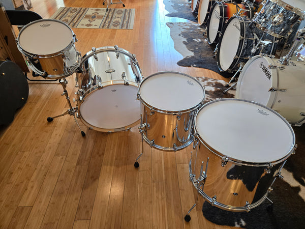 Drum Kits - Pearl Reference One Music City Custom 16x22 8x12 14x16 16x18 (Mirror Chrome)