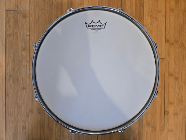 Snares - C&C Drum Co. 7x14 12th & Vine Maple/Poplar "LA Camco" Snare Drum (Antique White/Gold Duco)