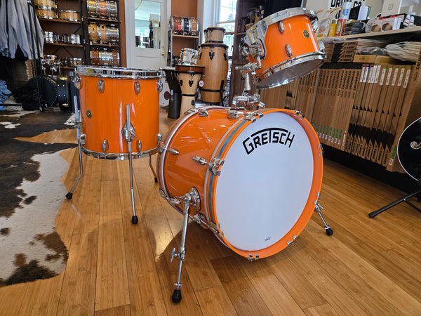 Drum Kits - Gretsch Broadkaster 14x20 8x12 14x14 (Gretsch Orange Gloss)