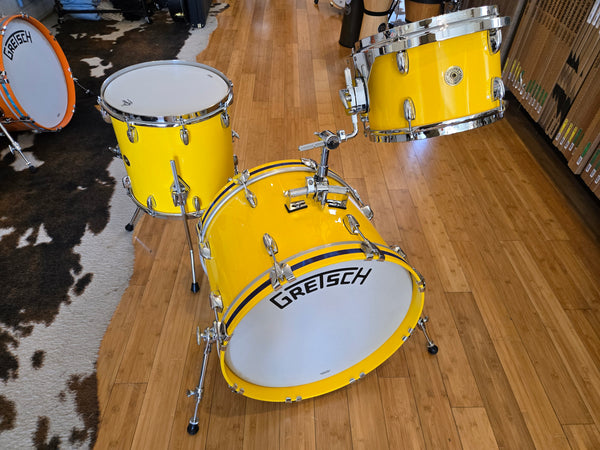 Drum Kits - Gretsch Broadkaster 14x20 8x12 14x14 (Gretsch Solid Yellow Gloss)