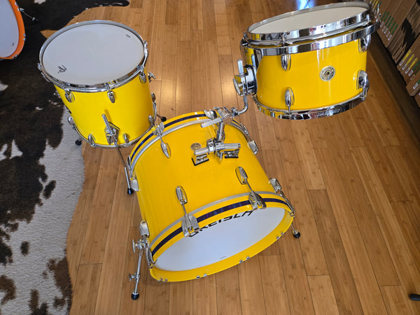 Drum Kits - Gretsch Broadkaster 14x20 8x12 14x14 (Gretsch Solid Yellow Gloss)