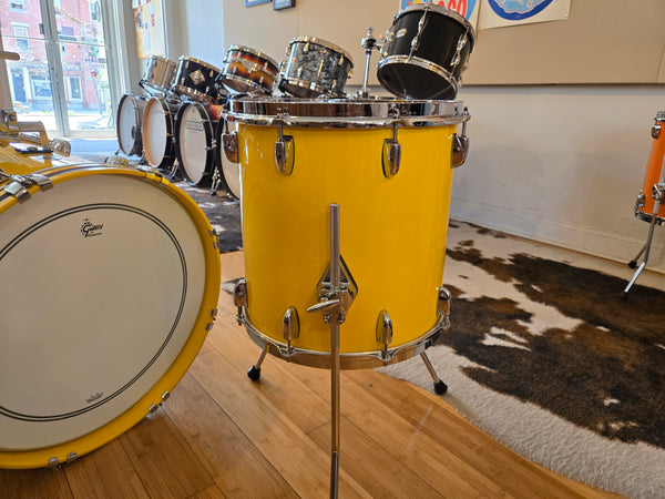 Drum Kits - Gretsch Broadkaster 14x20 8x12 14x14 (Gretsch Solid Yellow Gloss)