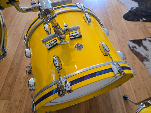 Drum Kits - Gretsch Broadkaster 14x20 8x12 14x14 (Gretsch Solid Yellow Gloss)